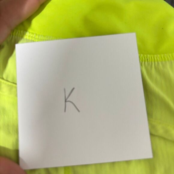 Ivivva Girls Neon Yellow Running Shorts 14 Pull On Light Wash Lined Athletic - Picture 9 of 9